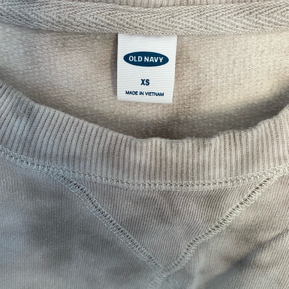 Old Navy Gray Tie Dye Sweatshirt size XS - Picture 3 of 3